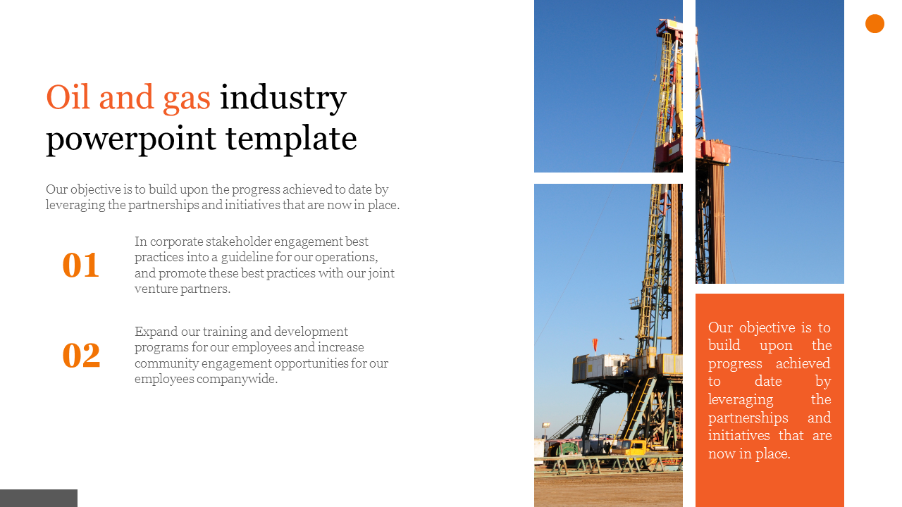 oil and gas industry powerpoint template